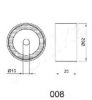 CHRYS 04777394 Tensioner, timing belt